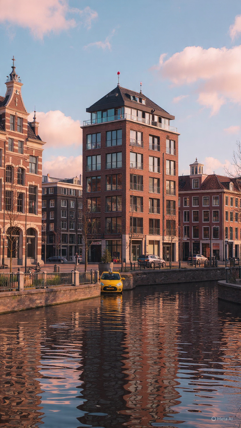 Mokum Taxi vehicle ready for service in Amsterdam IJburg