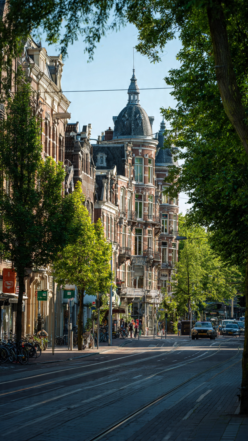 Mokum Taxi vehicle ready for service in Amsterdam Zuid