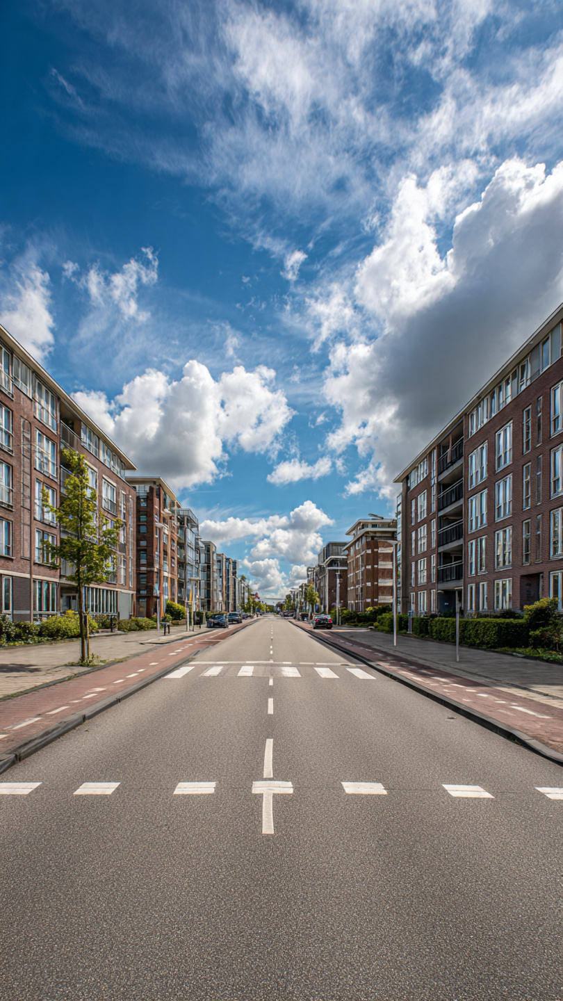 Street view and pickup area in Badhoevedorp