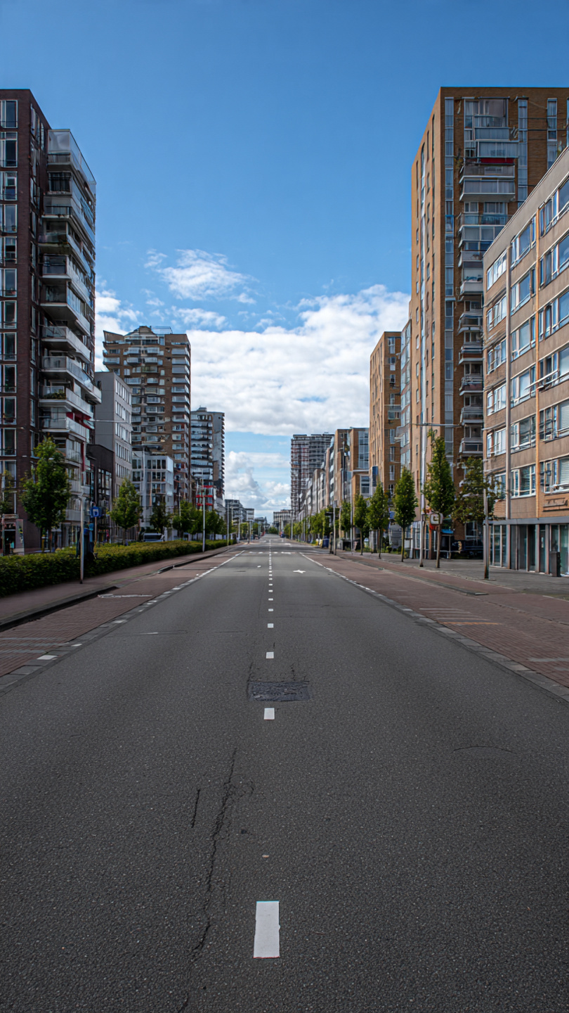 Street view and pickup area in Hoofddorp